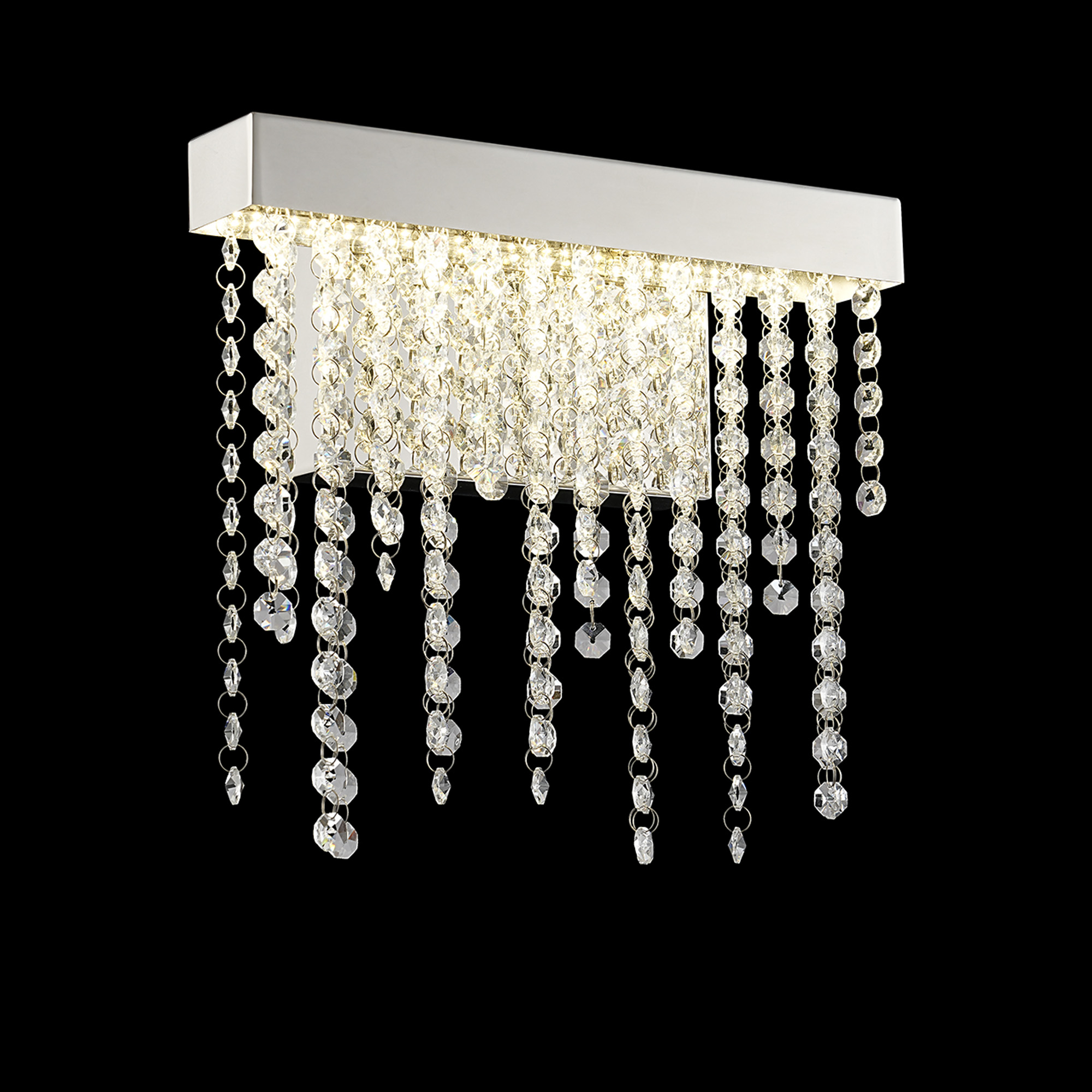 Bano Polished Chrome Crystal Wall Lights Diyas Flush Crystal Wall Lights Bano Polished Chrome Crystal Wall Lights Diyas Flush Crystal Wall Lights